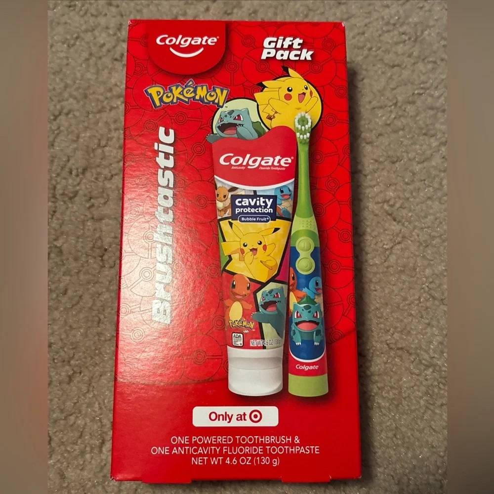 Pokemon Colgate Brushtastic Gift Pack Target Exclusive New In Box